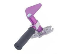 Alanmoship 1X Drywall Flat Box Extension Handle Adjustable Angle Anodized Aluminum Rod For Taping Tools Plaster Box Wall Finishing Professional Use Purple