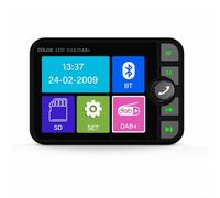 Alanmoship 2.4 Inch Digital Car Radio DAB DAB+ Receiver With Color LCD Display BT Music Player FM Transmitter For European Australian Cars MP3