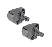 Alanmoship 2 Pack Front Wheels for Narwal Robot Vacuums, Soft Polyurethane Casters to Protect Hardwood Floors, Easy Install Replacement Parts for Freo X Ultra J4 J5 Z10,(A)