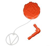 Alanmoship 2 Pack Fuel Cap for Echo SRM-266S Trimmer PB-265LN Blower Replace P021040030 Gas Tank Lid Seal Kit Plastic Construction for Outdoor Power Equipment(1pc)