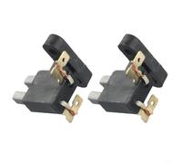 Alanmoship 2 Pcs Generator Carbon Brush Assembly For Gx390 5Kw-7Kw Alternator With Avr, Copper Material For Diesel Power Station Repair, Black