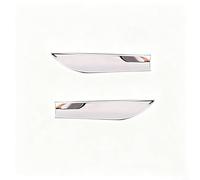 Alanmoship 2 Pcs Stainless Steel Corner Protector Guard for Toyota RAV4 2020-2024 Front Rear Bumper Trim Anti-Scratch Shield Silver Car Styling(Back)