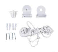 Alanmoship 25MM Roller Blind Controller Chain Mechanism Window Shade Beaded Cord Pulley System Curtain Accessories Replacement Parts For Home Office
