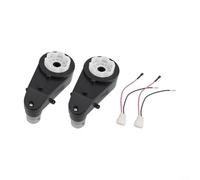 Alanmoship 2PCS Electric Gearbox RS555 24V 40000RPM Motor Replacement For Kids Ride On Car Toy High Speed Drive Engine Black PP Material Quick Wire Connectors