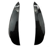 Alanmoship 2Pcs Front Bumper Air Vent Trim Cover for Mercedes for BENZ W213 C238 E200 E43 for AMG Line 2016-2019, ABS Plastic Fog Lamp Spoiler Decorative Styling Kit(Carbon Fiber)