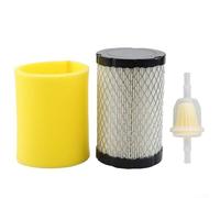 Alanmoship 3 Pack Air Filter 590825/594201/796031 with Pre Filter for BS 797704 Lawn Mower Tractor Engine Parts Replacement Kit for Garden Yard Care