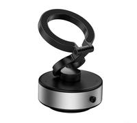 Alanmoship 360 Degree Vacuum Suction Car Phone Holder With Adjustable Viewing Angle, Aluminum Alloy ABS Dashboard Mount For 4.7-7 Inch Smartphones, Horizontal And Vertical Navigation Support(Silver)
