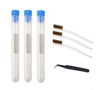 Alanmoship 3D-Printer Nozzle Cleaning Kit 30 Pieces 0.4mm Needles Tweezers Brushes Maintenance Tools for Bambu Lab A1 for MINI