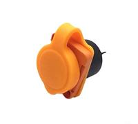 Alanmoship 3Pins IP65 Waterproof Powercon Connector Male Socket Orange Black 50V Rated