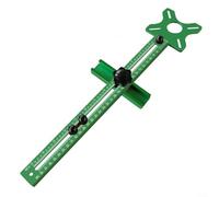Alanmoship 4-in-1 Router Milling Groove Bracket Aluminum Circle Cutting Jig Tool, for Woodworking Projects with Adjustable Radius, 3.54-24 Inch Compatible with Wood Acrylic PP Board(A)