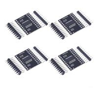 Alanmoship 4 Pack MCP23017 I2C GPIO Expander Boards, 16 Bit Serial Interface Modules 1.8V to 5.5V for Control Systems and Electronic Projects