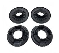 Alanmoship 4-Pack Rear Coil Spring Isolator Kit for Jeep for Grand for CHEROKEE for WJ 1999-2004 Upper Lower Suspension Rubber Black Off-Road Stability Upgrade