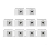 Alanmoship 4-Pack Vacuum Dust Bags for Ecovacs for DEEBOT T90 Pro for OMNI Water Tank, 35L Auto-Empty Non-Woven Filter, Hygienic Dust Containment for Home Cleaning(Annual Sets)
