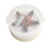 Alanmoship 5pcs Fast Sinking Bead Head Nymph Flies Weighted Trout Fishing Lures High Carbon Steel Hook Jig Bait for River Stream Morning Evening Fishing(14# Pink)