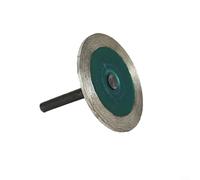 Alanmoship 6mm Shank Circular Saw Cutting Disc for Stone Concrete Granite Engraving, Metal Grinding Wheel for Straight Grinder, Tombstone for tile Carving Bit 40/50/60mm(6x50)