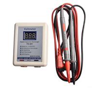 Alanmoship 800V Digital Capacitor Discharge Pen with Voltmeter, Fast Spark-Free Tool for 150J Electronics Repair, Safe High Voltage Tester for Power Supplies(Show in red)