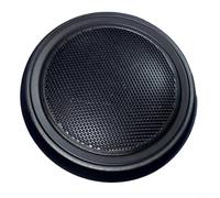 Alanmoship ABS Front Door Speaker Cover Grille Black Electroplated, For Mini Cooper R55/R56/R57/R58/R59 2007-2015 OEM 51412753333 51412756567 Interior Trim Replacement(Black)