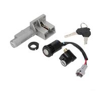 Alanmoship Aluminum Lock Set for Talaria X3 MX3 MX4 MX5 Electric Bike, 6061 Alloy Security Kit with Precise Fitment for Off-Road Riding Protection, Silver