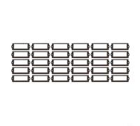 Alanmoship Antique Bronze Metal Tag Frame, for Storage Bins Wine Lockers and File Boxes Retro Style Solid Iron Tag Frames with Screws 83x30mm 30 Pieces Office Sorting(311 Bronze)