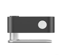 Alanmoship Aromatherapy Diffuser With Flame Effect, Quiet Essential Oil Humidifier, USB Powered Air Purifier For Home Office Bedroom, 120Ml Capacity, White & Black(Black)