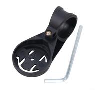 Alanmoship Bicycle Speedometer Mount for TT Rest Bar, Compatible with for GARMIN for IGPSPORT, 22.2mm Plastic Bracket for Aero Bars, Road for TRIATHLON Racing, Black 73x36mm