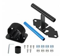 Alanmoship Bike Rear Fork Mount Rack Display Stand For Quick Release And Thru Axle, Adjustable Aluminum Alloy Storage Holder For Road/Mountain Bikes, Black(Set)