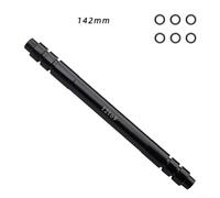 Alanmoship Bike Thru Axle Hub Adapter CNC Aluminum 12/15mm To 9Mm Quick Release Conversion For MTB Road Trainer Bikes(142mm-12to9mm)