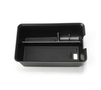 Alanmoship Black ABS Center Console Armrest Storage Box, for Renault for MEGANE E-Tech 2022+, Car Cabin Organizer Tray with Lid, for Interior Stowing and for ACCESS