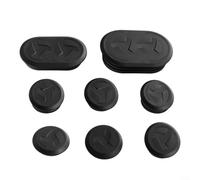 Alanmoship Black Frame Hole Covers for for MT-09 and for MT-09 SP 2021-2025, Rubber Dustproof to Block Mud and Water, Motorcycle Exterior Detailing Accessories, 8 Pack