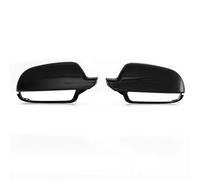 Alanmoship Black Side Door Wing Rear View Mirror Cover Cap For A3 For A4 B8.5 A5 S5 RS4 RS5 8F0857527B 8F0857528B Replacement Parts Set