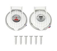 Alanmoship Boat Anchor Windlass Foot Switch Pair Marine Anchor Winch Control Up Down Safety Cover Glass-Reinforced Polyester DC Electric 12V 24V Compatible