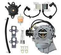 Alanmoship Carburetor Kit Compatible With GX620 GX610 Engines 18Hp 20Hp, Includes Left And Right Ignition Coils, Gaskets, Fuel Pump, Fuel Filter, Clamps And Jet Cleaner