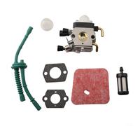 Alanmoship Carburetor with Fuel Line Kit, for FS38 FS45 FS55 FS55R HL45 KM55R Trimmers, Pre-2013 Models Replacement Part Including Air Filter and Gaskets