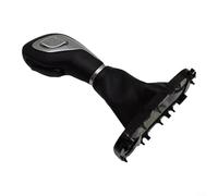 Alanmoship CJ5P-7L010GA For Ford Escape 2013 Gear Shift Knob Leather Wrapped Manual Transmission Shifter Lever Handle With Boot Cover Replacement Parts Black