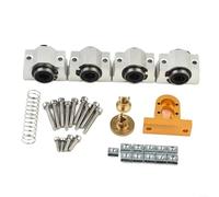Alanmoship CNC 3018 Pro X-Axis Upgrade Kit for 3018 Pro Router, Metal Replacement Parts for 10mm/12mm Optical Shaft and T8 Screw, DIY Engraving Machine Repair