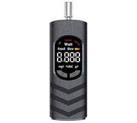 Alanmoship Digital Breathalyzer Tester With Semiconductor Sensor, 0-0.200% BAC LCD Display, Rechargeable 200MAh Battery, Non-Contact Hygienic Testing