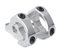 Alanmoship Direct Mount Stem For DH Mountain Bike And For Surron For Light Bee, 31.8mm Handlebar Clamp, CNC 6061 Aluminum Alloy, Compatible With Dual Crown Forks(Silver)
