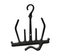 Alanmoship Diving Gear Hanger 40.5X50 Cm Pp Space-Saving Rack With Drainage For Wetsuits, Drysuits, Bcds, Fins And Boots, Fast Drying Storage For Scuba(Black)