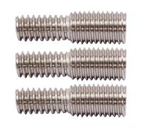 Alanmoship Double Ended Conversion Screw Adapter 7Mm To 6Mm Stainless Steel Thread Reducer With 1/4-20 5/16-24 Specification For Bicycle Accessories Mounting (3 Pieces)(3PCS)