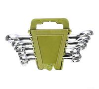 Alanmoship Double Open End Wrench Set Chrome Vanadium Steel for Brake Line Fuel Pipe - 6PC 8PC Spanner Kit Hydraulic Fittings 6-22mm(6 pcs)