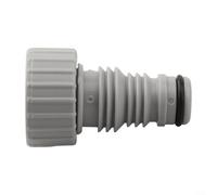 Alanmoship Drain Valve Adaptor For Pool Spa Equipment 26Mm Thread Diameter With Seal Easy Water Change Leak Prevention Replacement Part P05347 Gray
