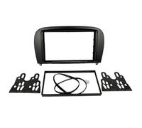 Alanmoship DVD Navigation Panel Interior Trim Dashboard Frame Cover Compatible With For SL R230 G550 SL350 2005 Black ABS Installation Kit(174 * 98mm)
