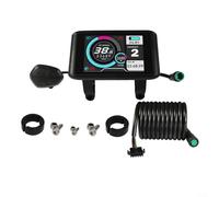 Alanmoship Electric Bike Color LCD Display UKC1 with UKC1-OMD2/UKC1-APT Protocol, Compatible with 36V/48V/52V/60V/72V E-Bike Systems, Black Plastic Housing for Commuting and Outdoor(UKC1-OMD2)