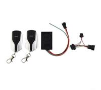 Alanmoship Electric Scooter Alarm 36-72V Anti-Theft Device with Dual Switch, for Dualtron Thunder Victor Ultra for KAABO for MANTIS for WOLF Black ABS(A)