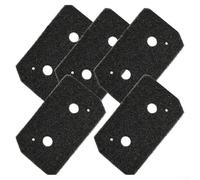 Alanmoship Foam Filter Kit for Bosch and for SIEMENS Washer Dryers, Cotton Material, 5-Piece Replacement Set for Series 4 & 8, Black, for IDEAL for Regular Home Laundry Maintenance
