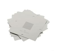 Alanmoship for BGA Reballing Station Kit with 90mm Metal Fixture and 10PCS Stencil Templates for PCB Soldering Repair, Includes 03mm to 076mm Sizes(10pcs stencils only)