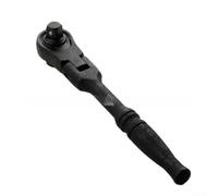 Alanmoship for mini Ratchet Wrench 1/4 Inch Drive 72 Tooth Flexible Head Reversible Socket Tool for Tight Spaces Auto Repair Bike Maintenance Silver(Black)