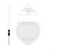 Alanmoship For Tamagotchi Paradise PC Case 360° Shockproof Sweatproof Washable Protective Cover With Replacement Lid Compact Lightweight Design(Transparent)