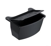 Alanmoship For Tesla Model Y Rear Storage Box TPE Car Trash Can Organizer 2021-2024 Black Interior Waste Bin for Trunk Cargo Area Neat Tidy