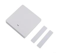 Alanmoship ForTuya for ZIGBEE 3.0 Smart Scene Switch, Battery Powered Wireless Sticker Button for Home Automation, Compatible with for TUYA for Smart Life App, Wall Mountable for Living Room Bedroom